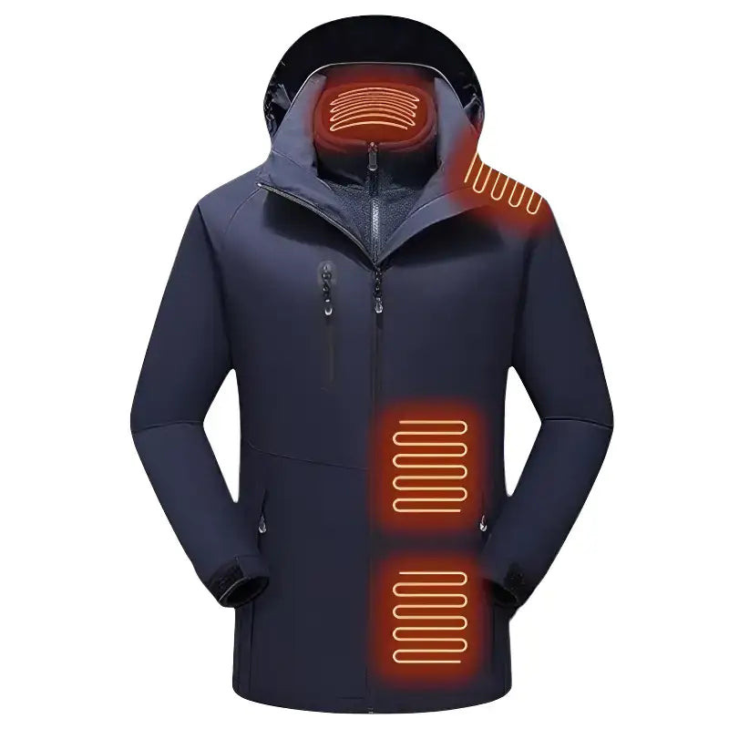 Veste chauffante homme fine outdoor loisir