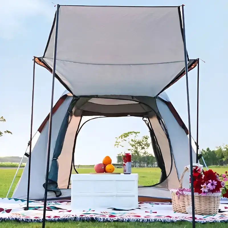 Tente de camping style cabane