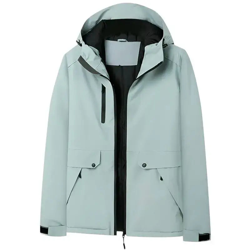 Veste randonnée verte unisexe sport
