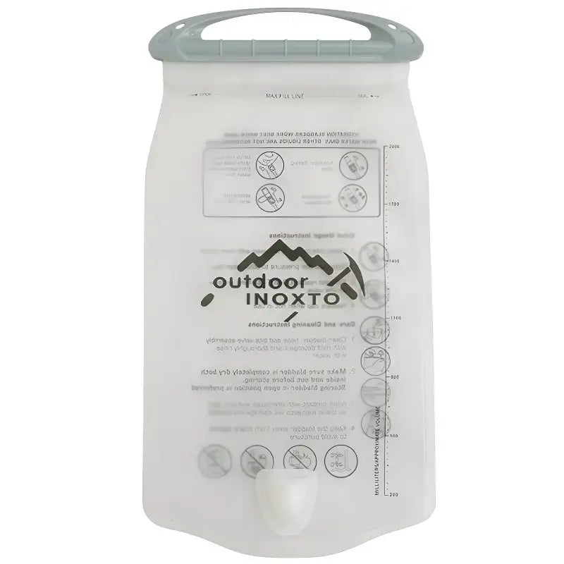 Gourde randonnée pipette hydratation 2l