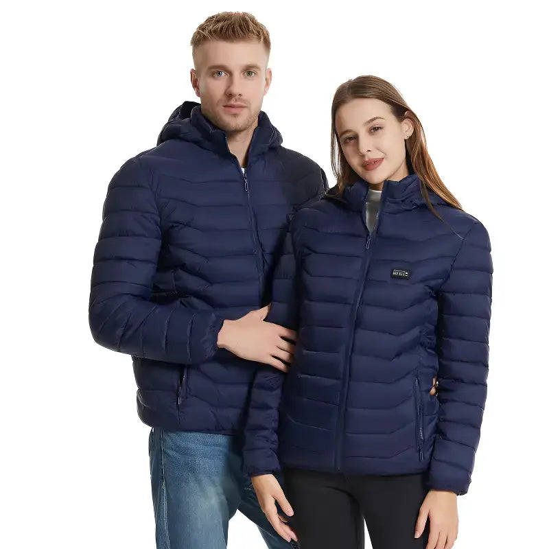 Doudoune chauffante homme nylon polyester