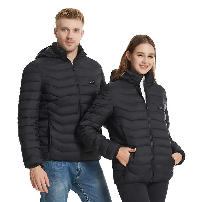 Doudoune chauffante homme nylon polyester