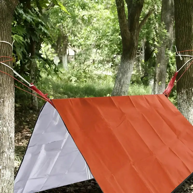 Couverture survie thermique alu orange