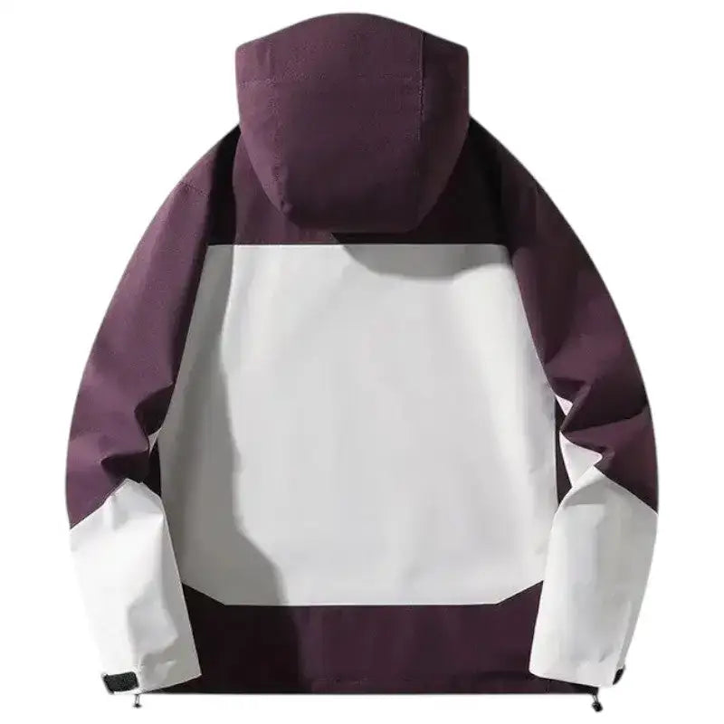 Veste homme bicolore streetwear hiver