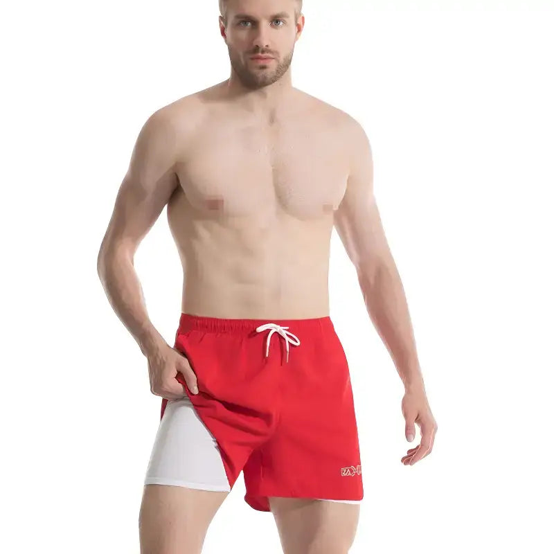 Short court sport homme polyester