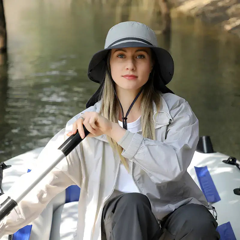 Chapeau randonnée femme anti-uv fonctionnel