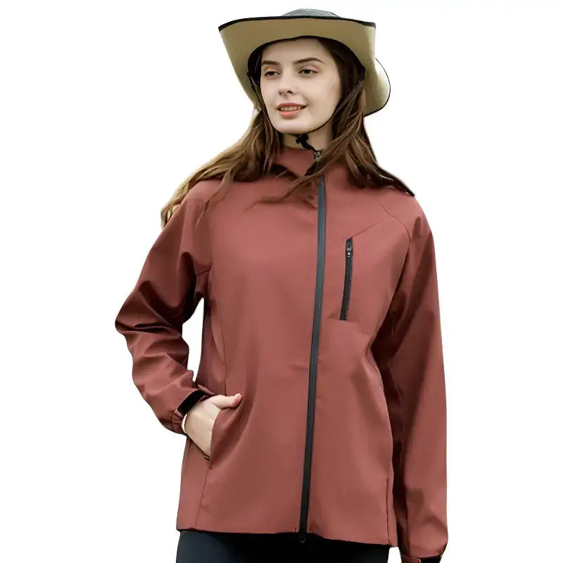 Veste softshell randonnée doublure maille