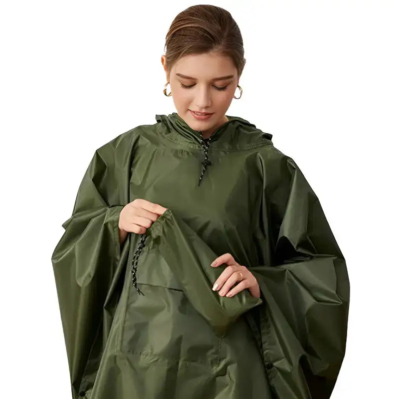 Poncho sans manche randonnée léger