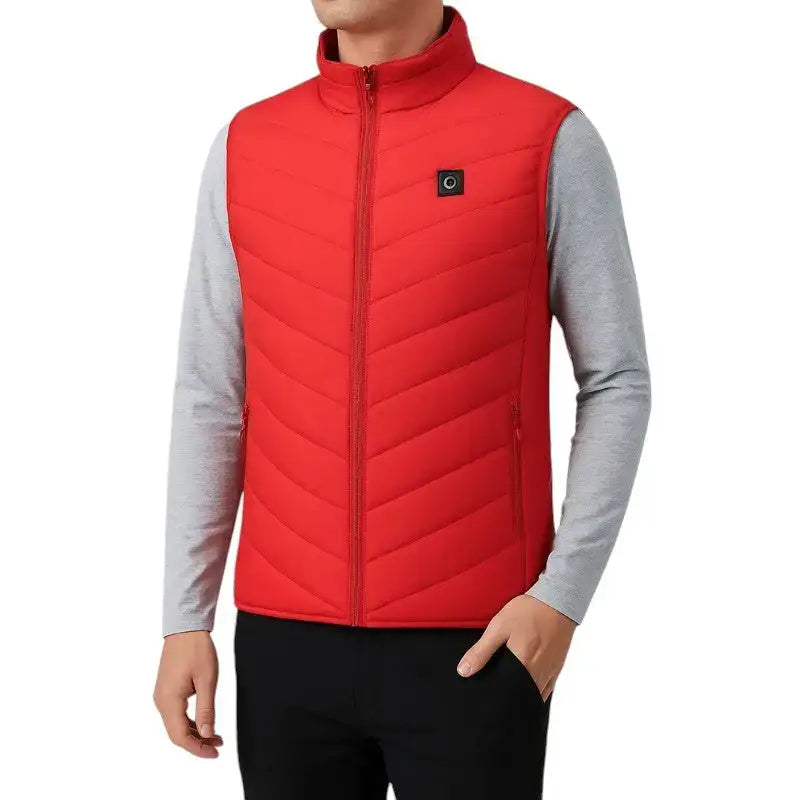 Gilet chauffant homme grande taille polyvalent