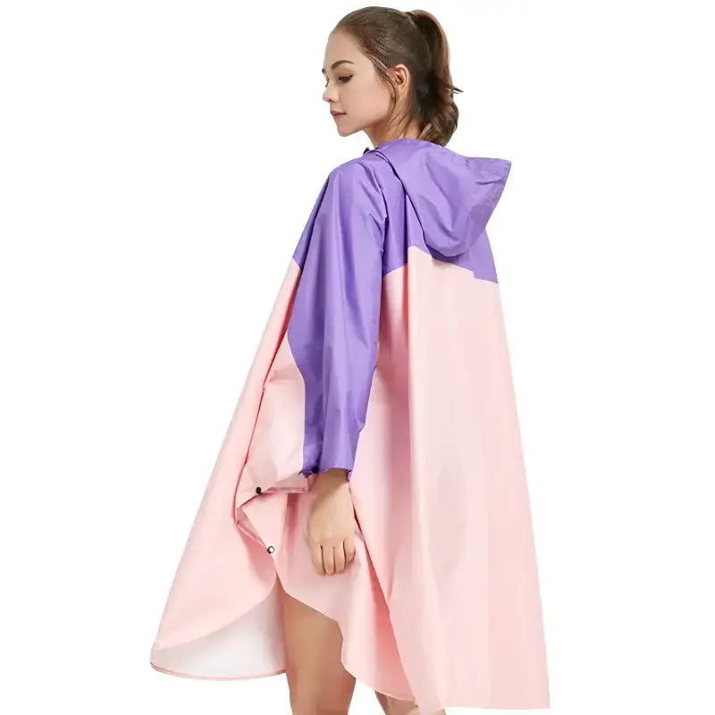 Poncho de pluie femme