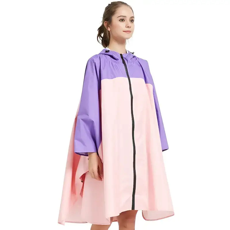 Poncho de pluie femme