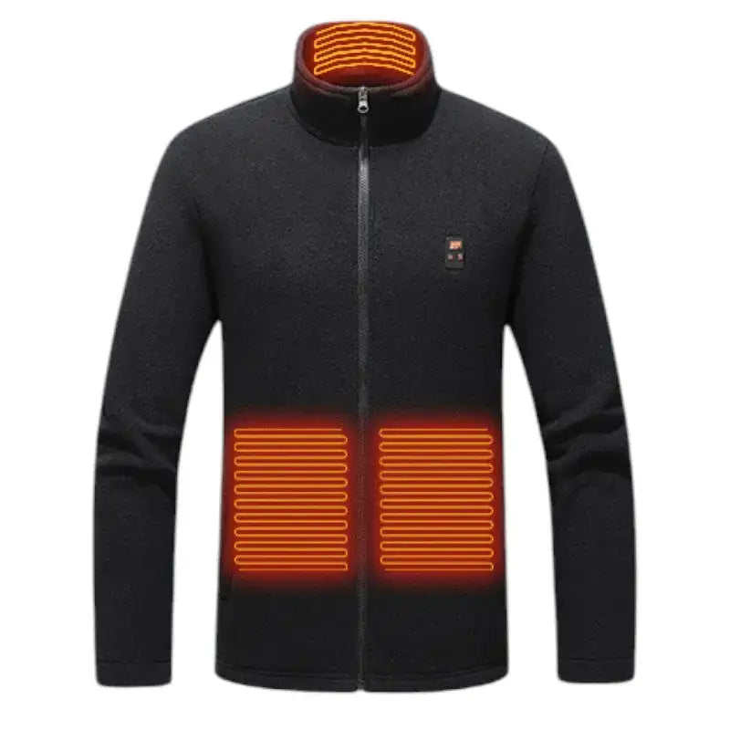 Veste polaire chauffante usb manches longues