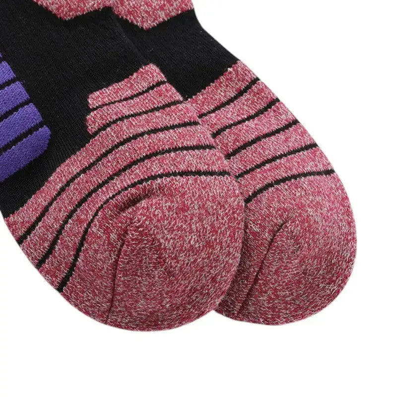 Chaussettes ski randonnée mérinos colorées