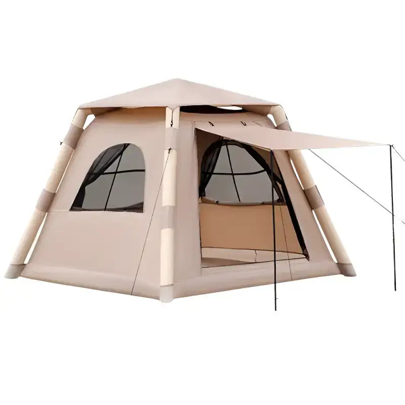 Tente gonflable camping plage familiale
