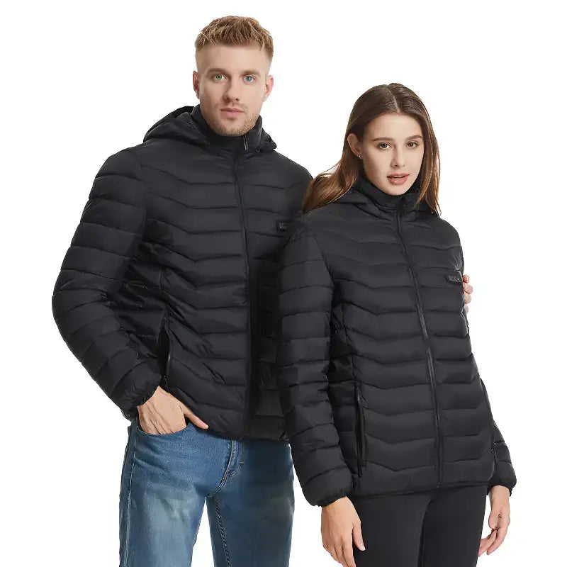 Doudoune chauffante homme nylon polyester