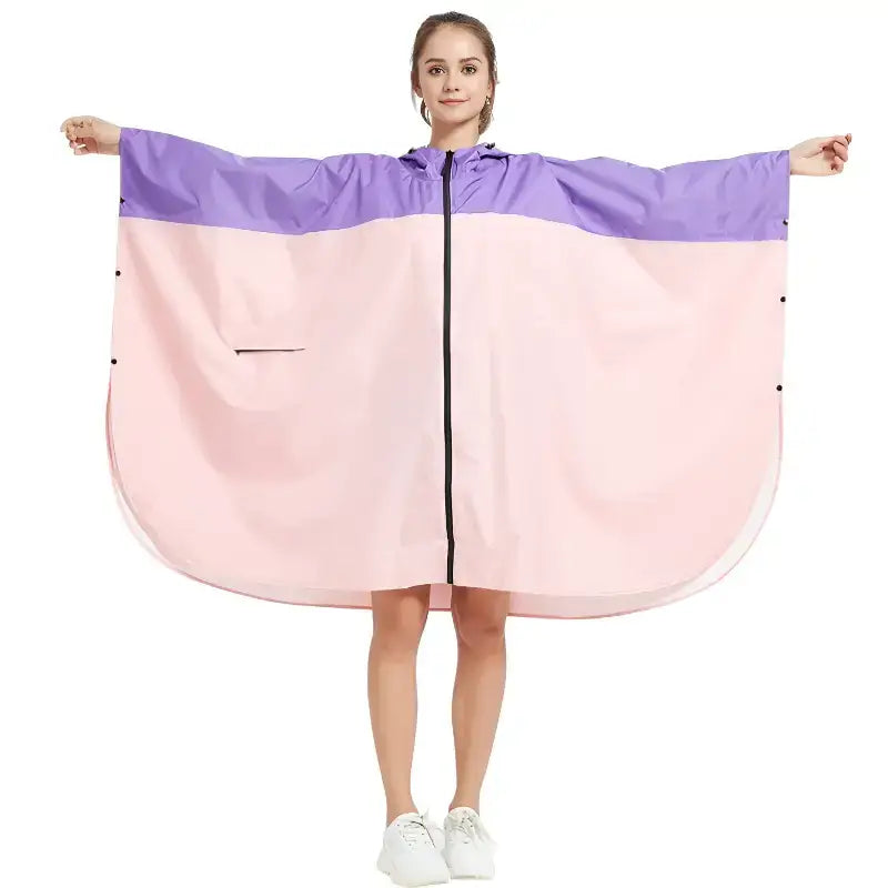 Poncho de pluie femme