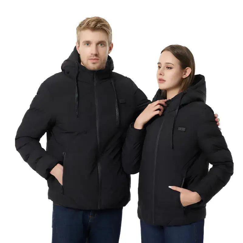 Veste chauffante homme noire polyvalente