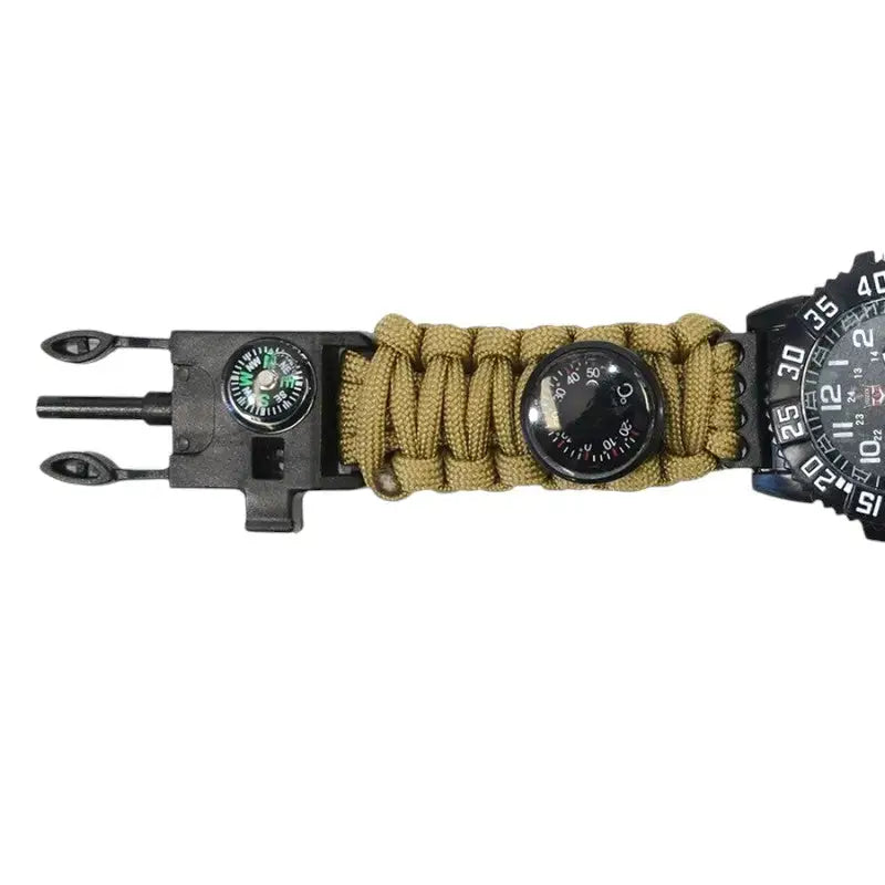 Montre militaire bracelet paracorde boussole