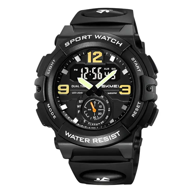 Montre sport homme robuste étanche basique
