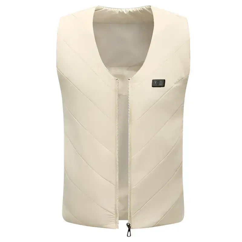 Gilet chauffant femme blanc usb