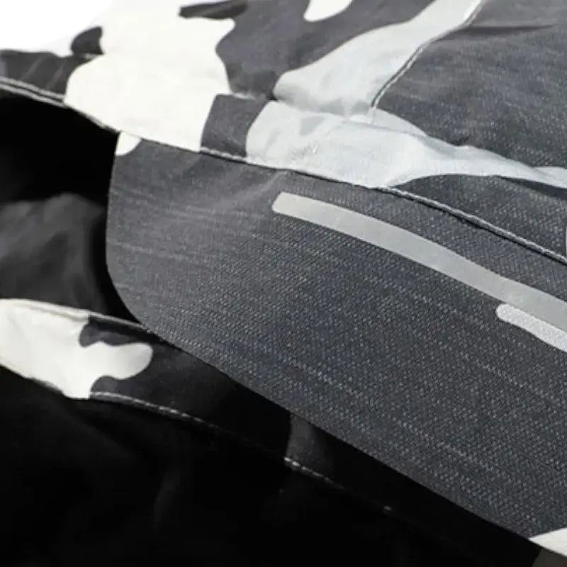 Veste chauffante camouflage gris noir