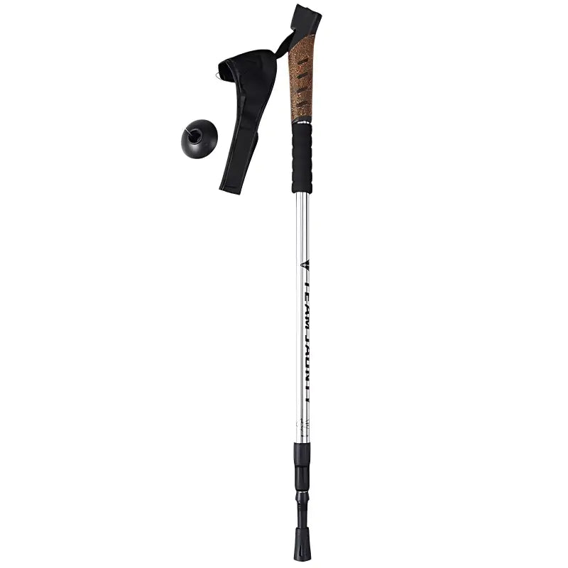 Bâton marche nordique 3 brins poignée mixte