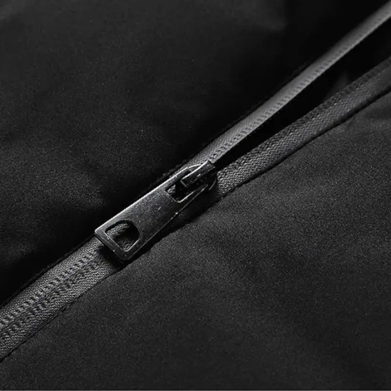 Doudoune chauffante noire homme manches longues