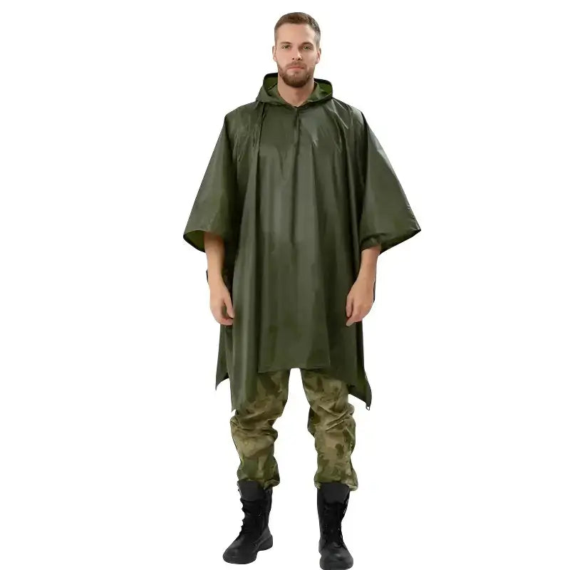 Poncho militaire vert olive