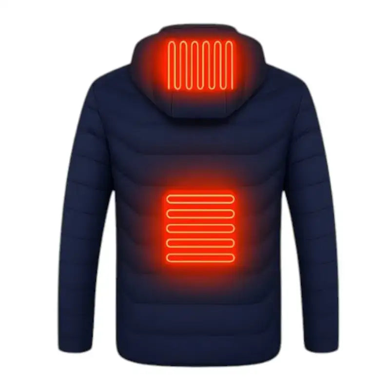 Doudoune chauffante homme nylon polyester