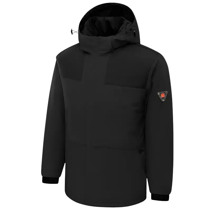 Homme veste chauffante imperméable