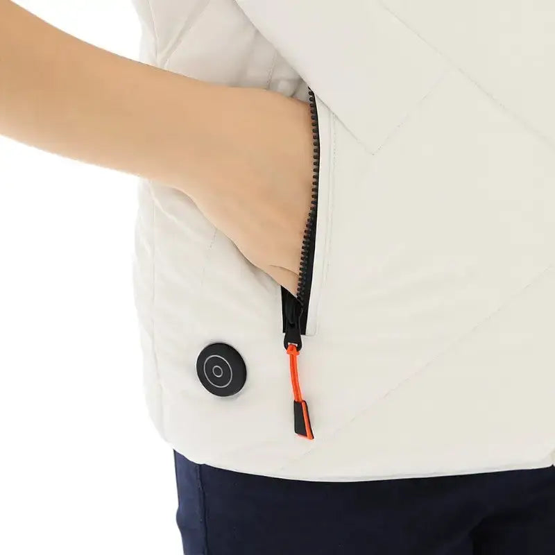 Gilet doudoune chauffant homme - 8 zones usb - capuche - outdoor