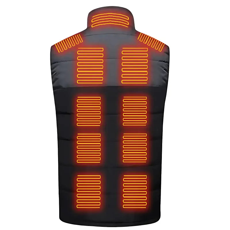 Doudoune chauffante homme avec batterie sans manche