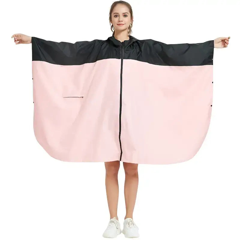 Poncho pluie bicolore imperméable