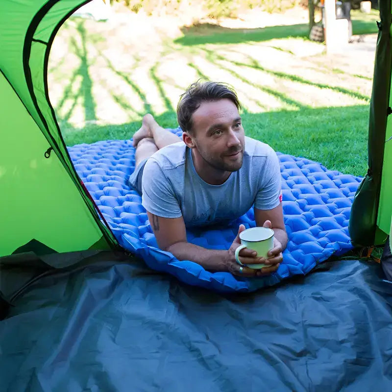 Matelas de camping 2 places gonflable