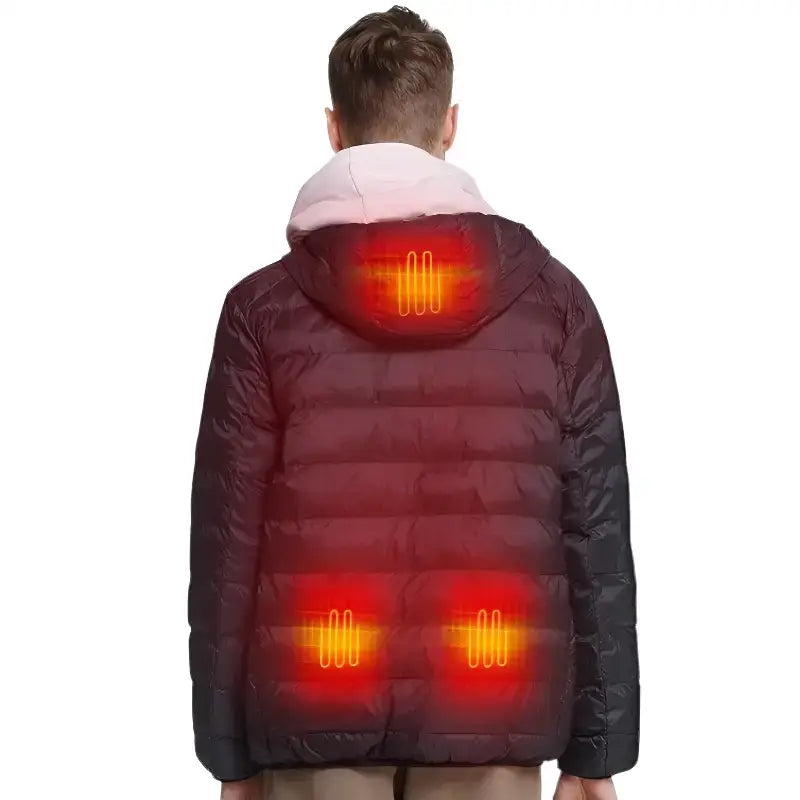 Veste homme chauffante plein air