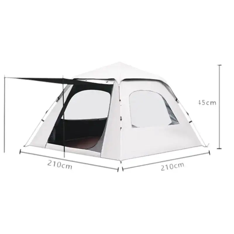 Tente camping ouverture automatique standard