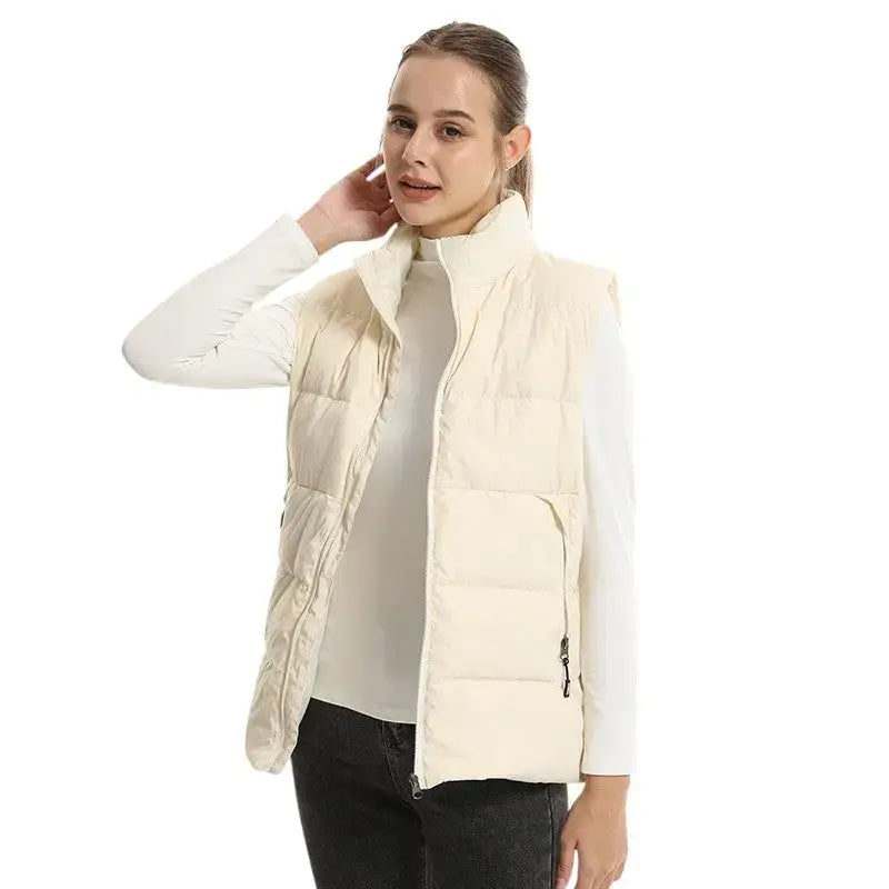 Gilet chauffant femme multizones