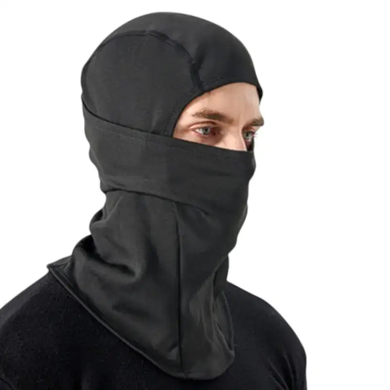 Cagoule outdoor noire légère respirante