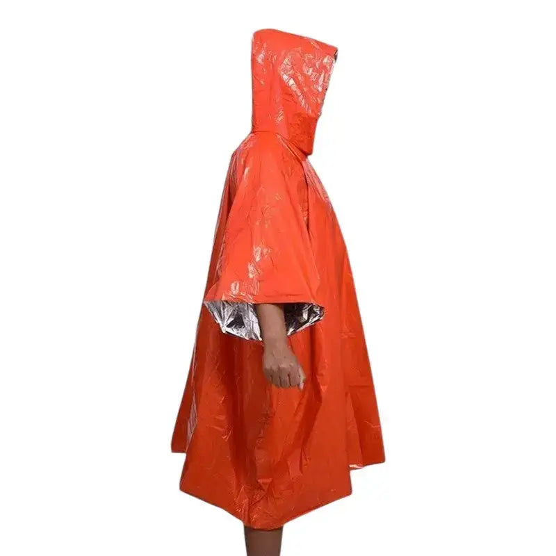 Poncho survie aluminium protection urgence