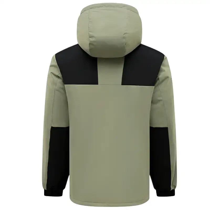 Homme veste chauffante imperméable