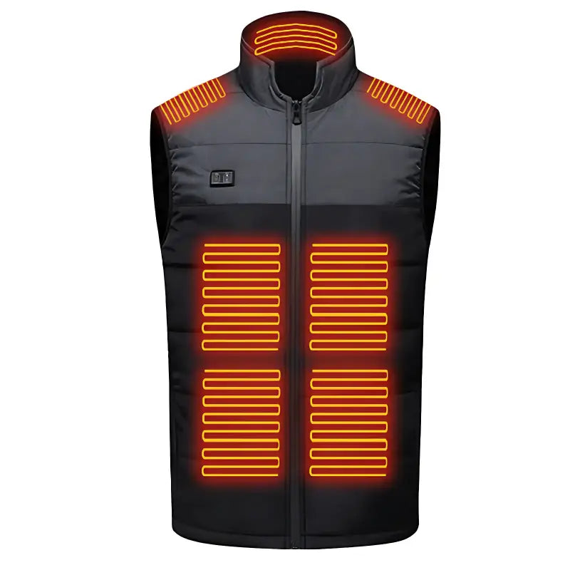 Doudoune chauffante homme avec batterie sans manche