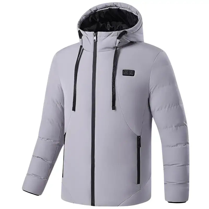 Doudoune chauffante capuche hiver