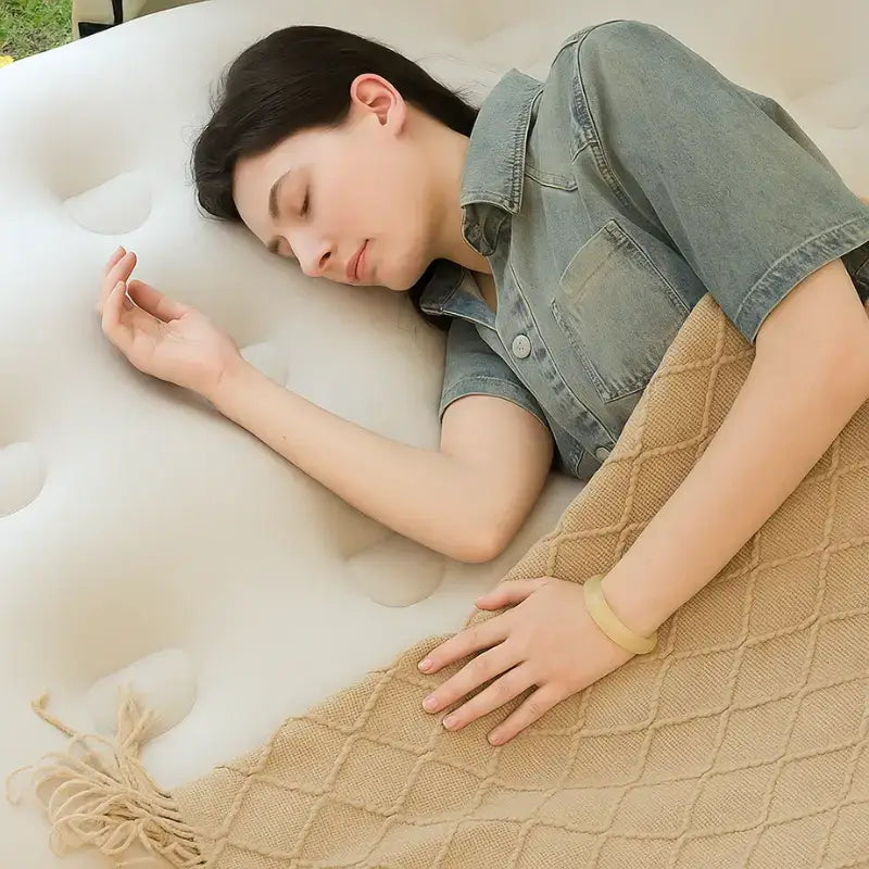 Matelas gonflable camping portable épais