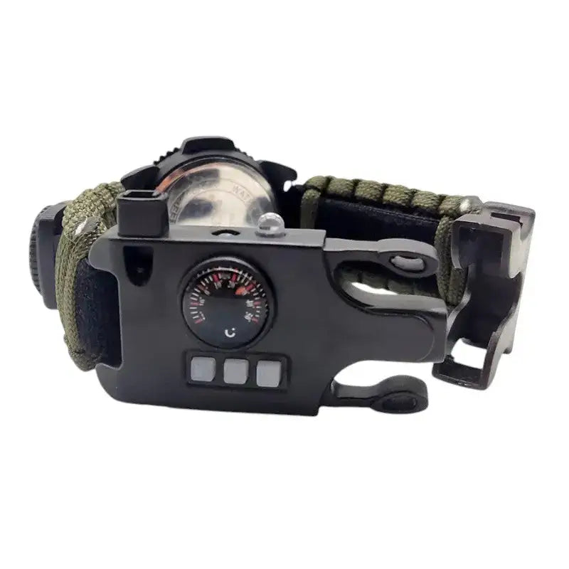 Montre militaire bracelet paracorde boussole