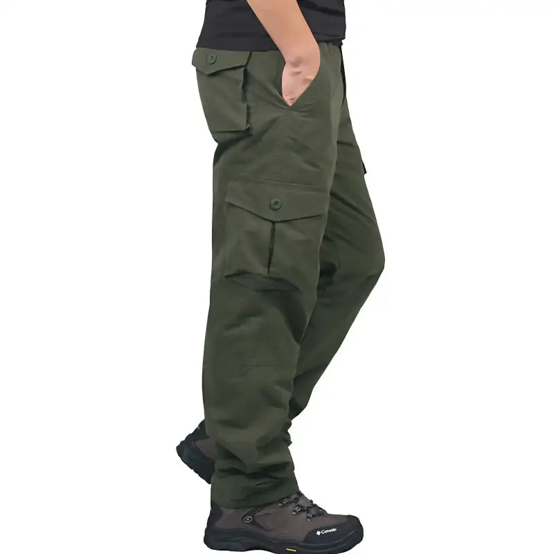 Pantalon cargo trekking hiver robuste