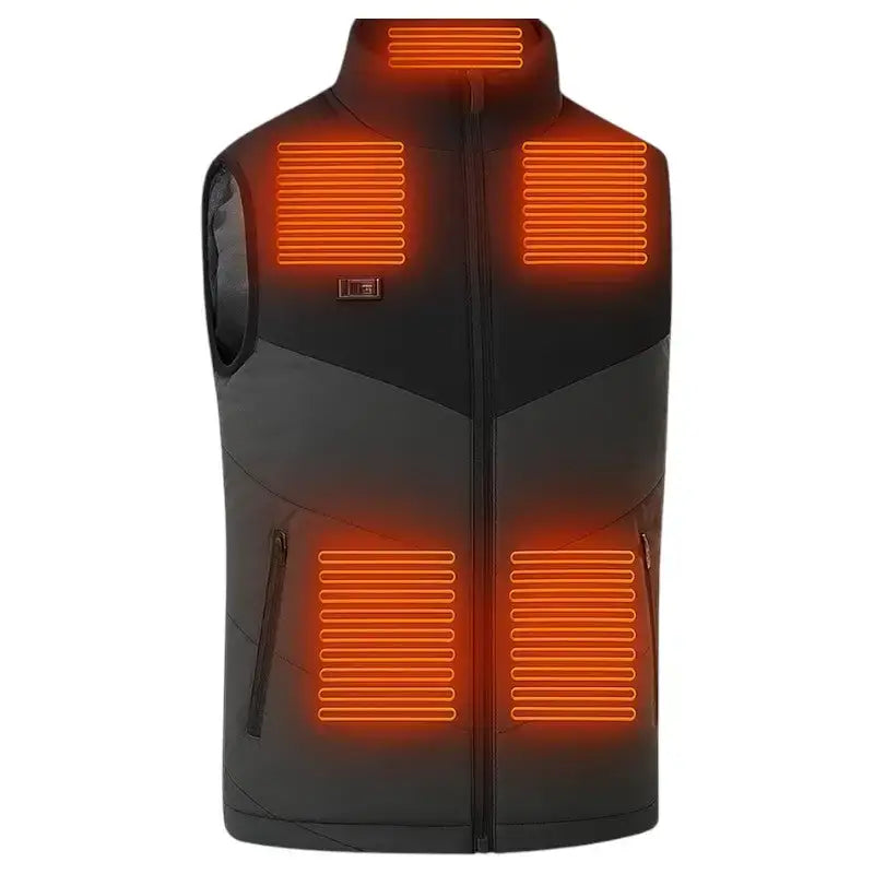 Gilet chauffant noir batterie requise