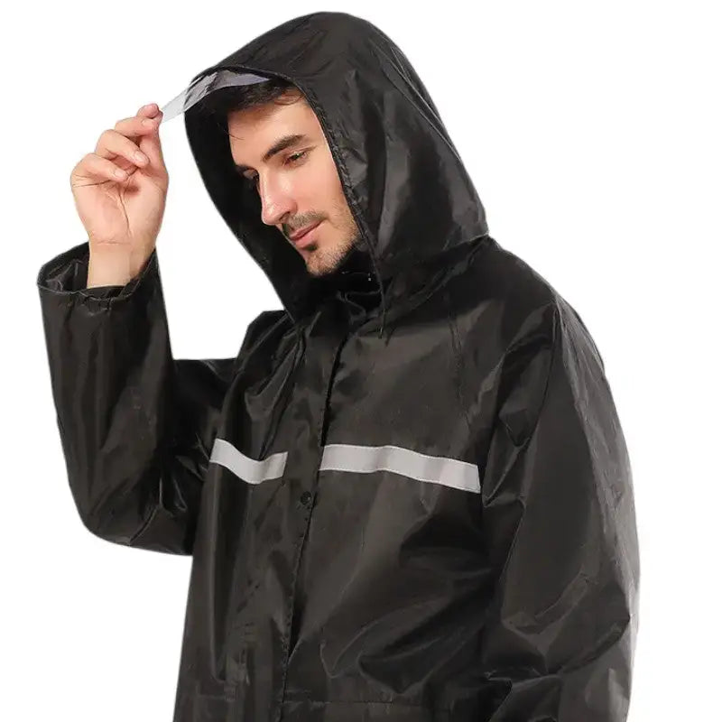 Veste de pluie homme longue