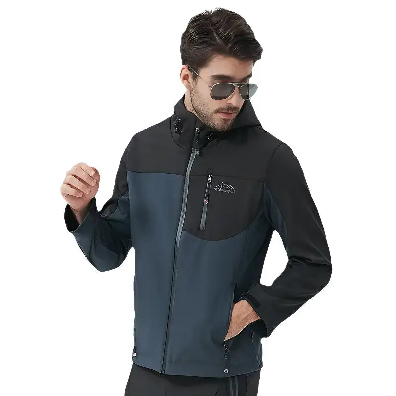Veste randonnée imperméable respirante homme robuste