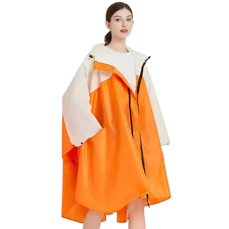 Poncho pluie femme coupe-vent imperméable
