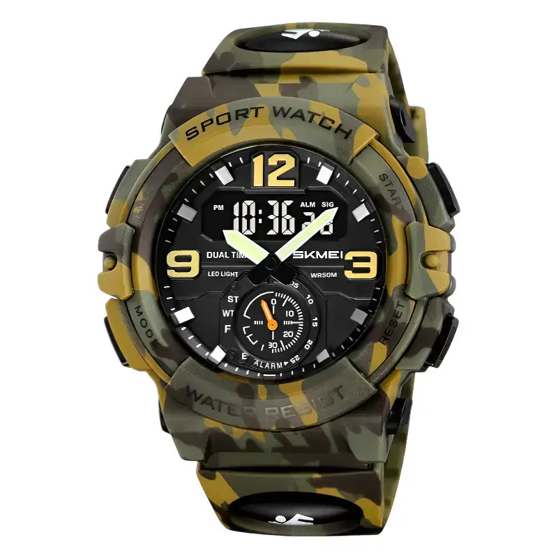 Montre sport homme robuste étanche basique